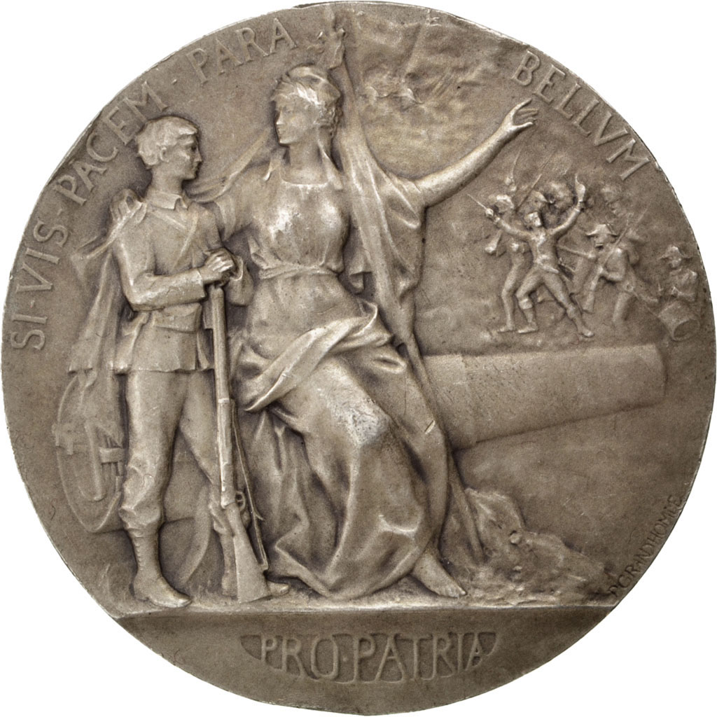 France, Medal, French Third Republic, Politics, Society, War, Grandhomme