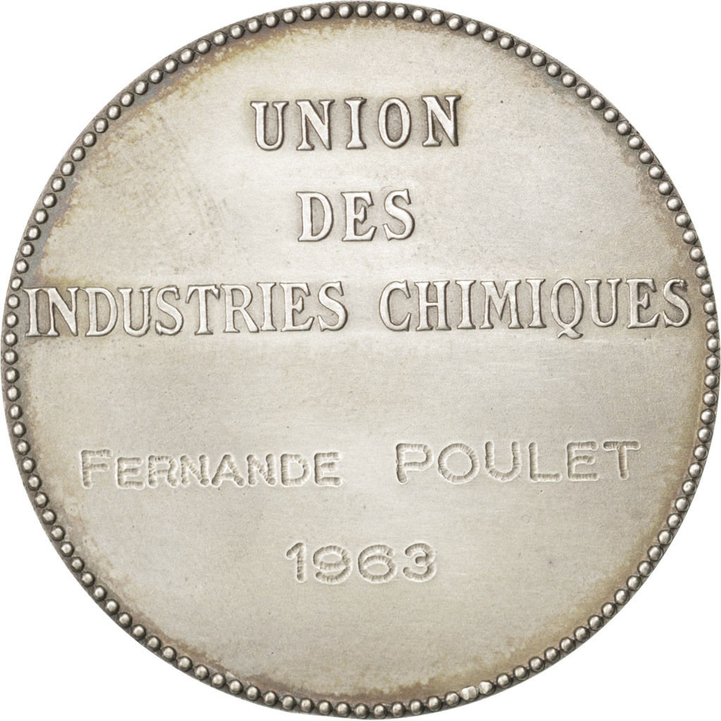 Frankrijk, Medaille, French Fifth Republic, 1963, Zilver, PR+