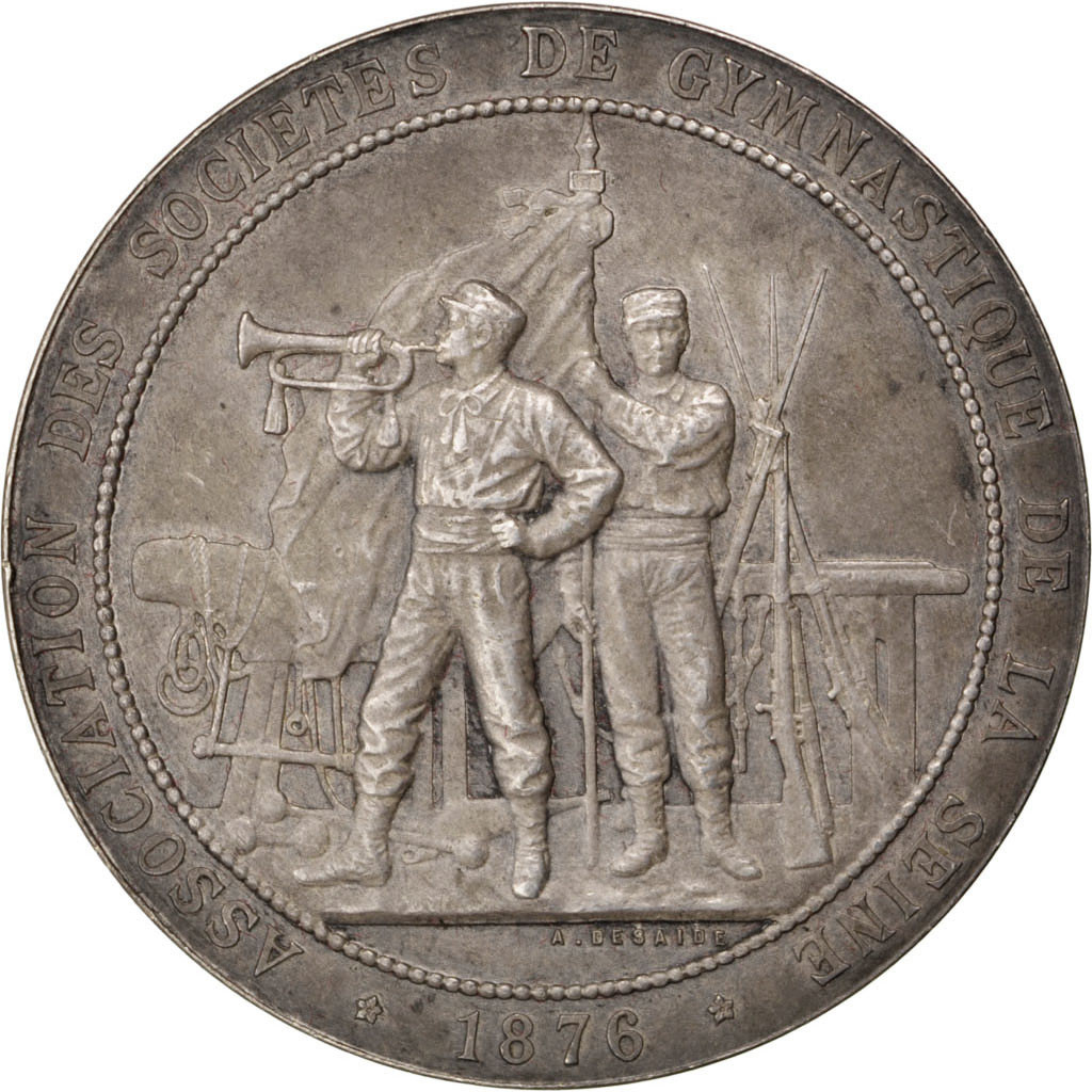 Frankrijk, Medaille, French Third Republic, 1907, Zilver, Desaide, ZF+