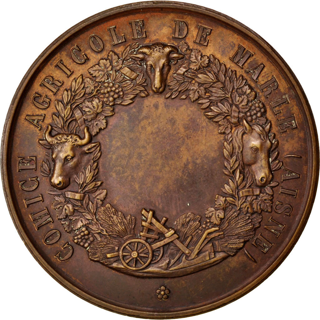 France, Medal, French Third Republic, Business & industry, 1879, 