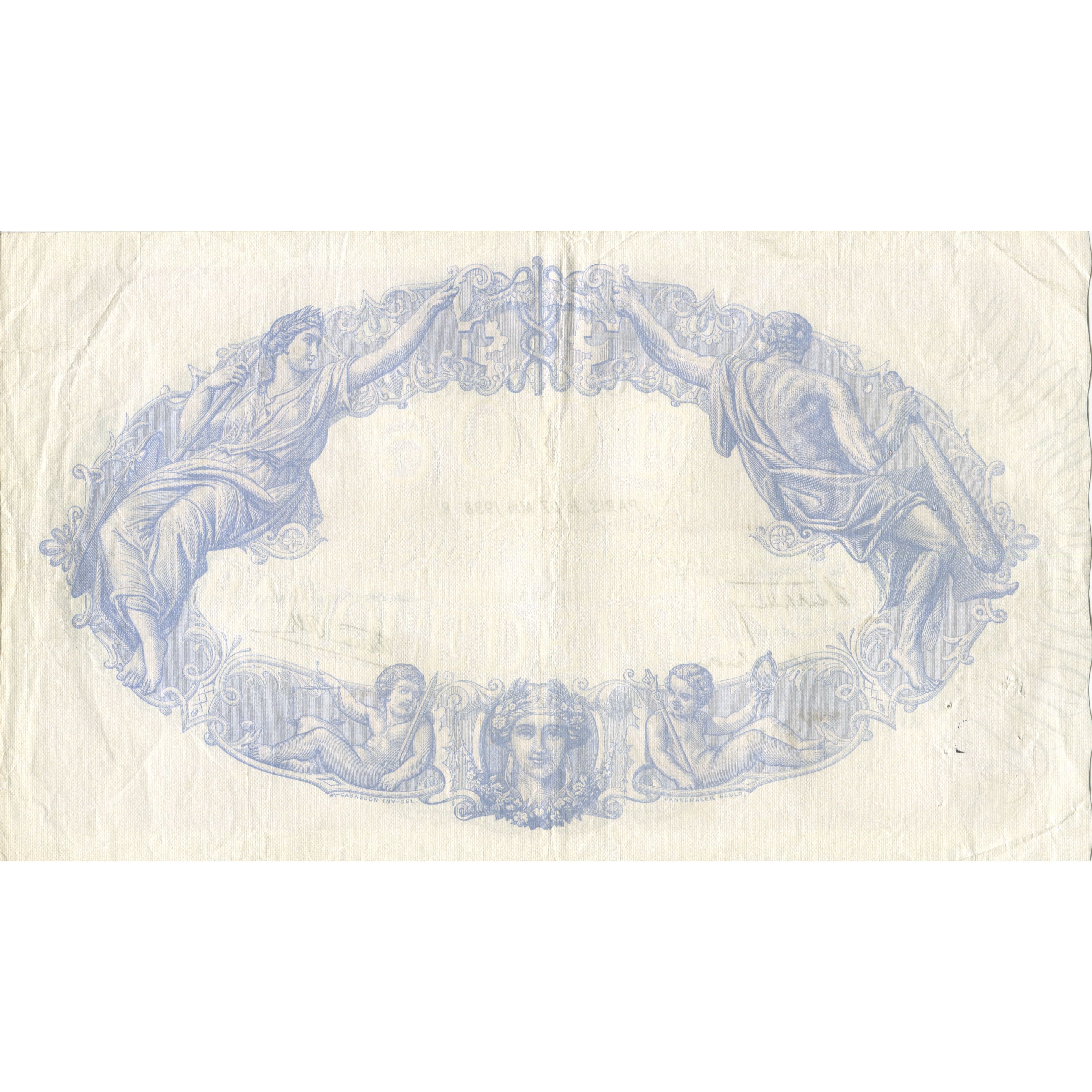 France, 500 Francs, Bleu et Rose, 1938, 1938-05-27, AU(55-58), Fayette:31.12