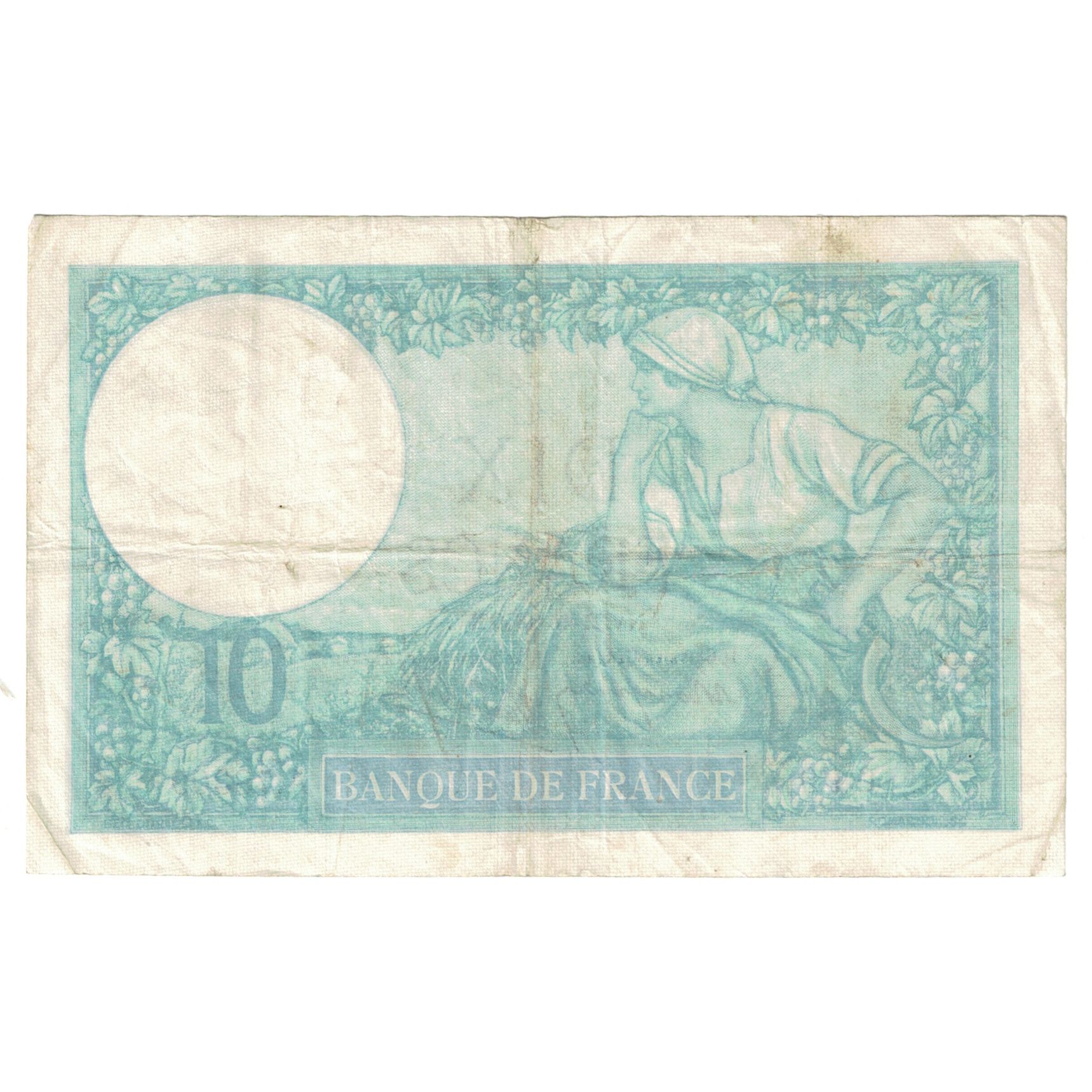France, 10 Francs, Minerve, 1940, A.78309, EF(40-45), Fayette:7.18, KM:84