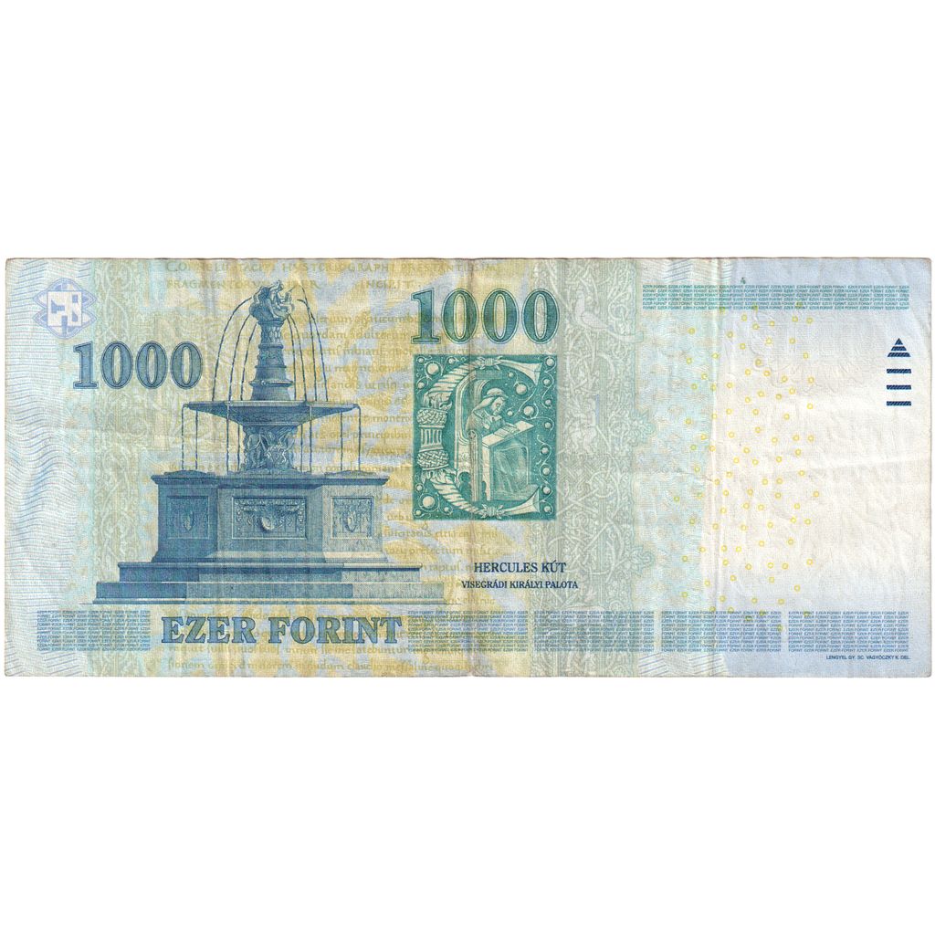 Hungary, 1000 Forint, 2010, KM:197b, AU