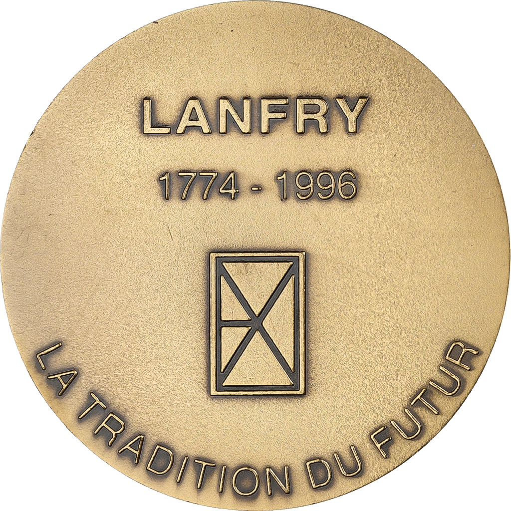 France, Medal, Lanfry, La tradition du futur, 1996, Bronze, Pichard, 
