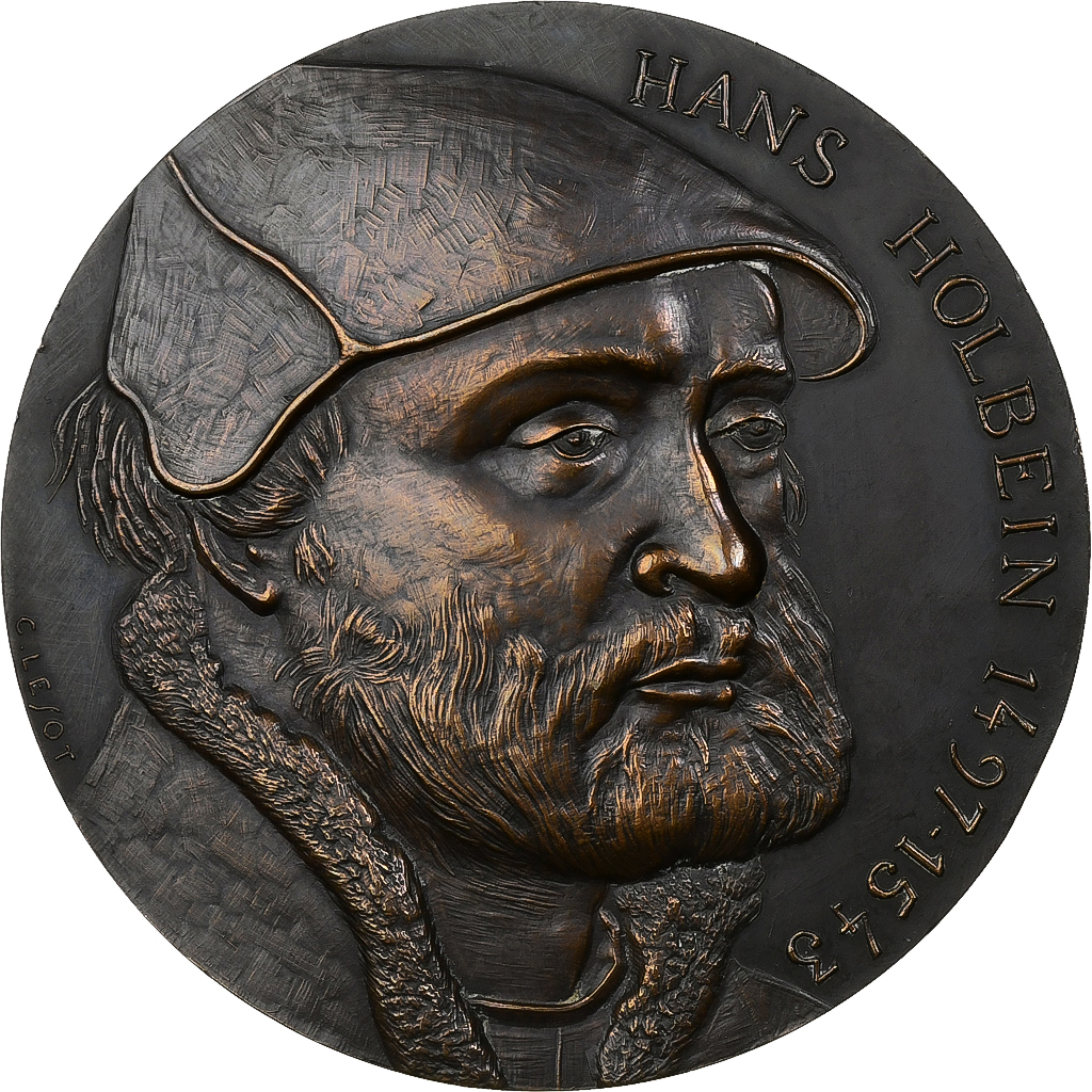 Frankrijk, Medaille, Hans Holbein le Jeune, Bronzen, Lesot, PR