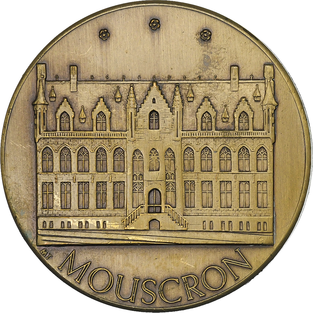 Belgium, Token, 100 Hurlus - Mouscron, 1982, Bronze, 