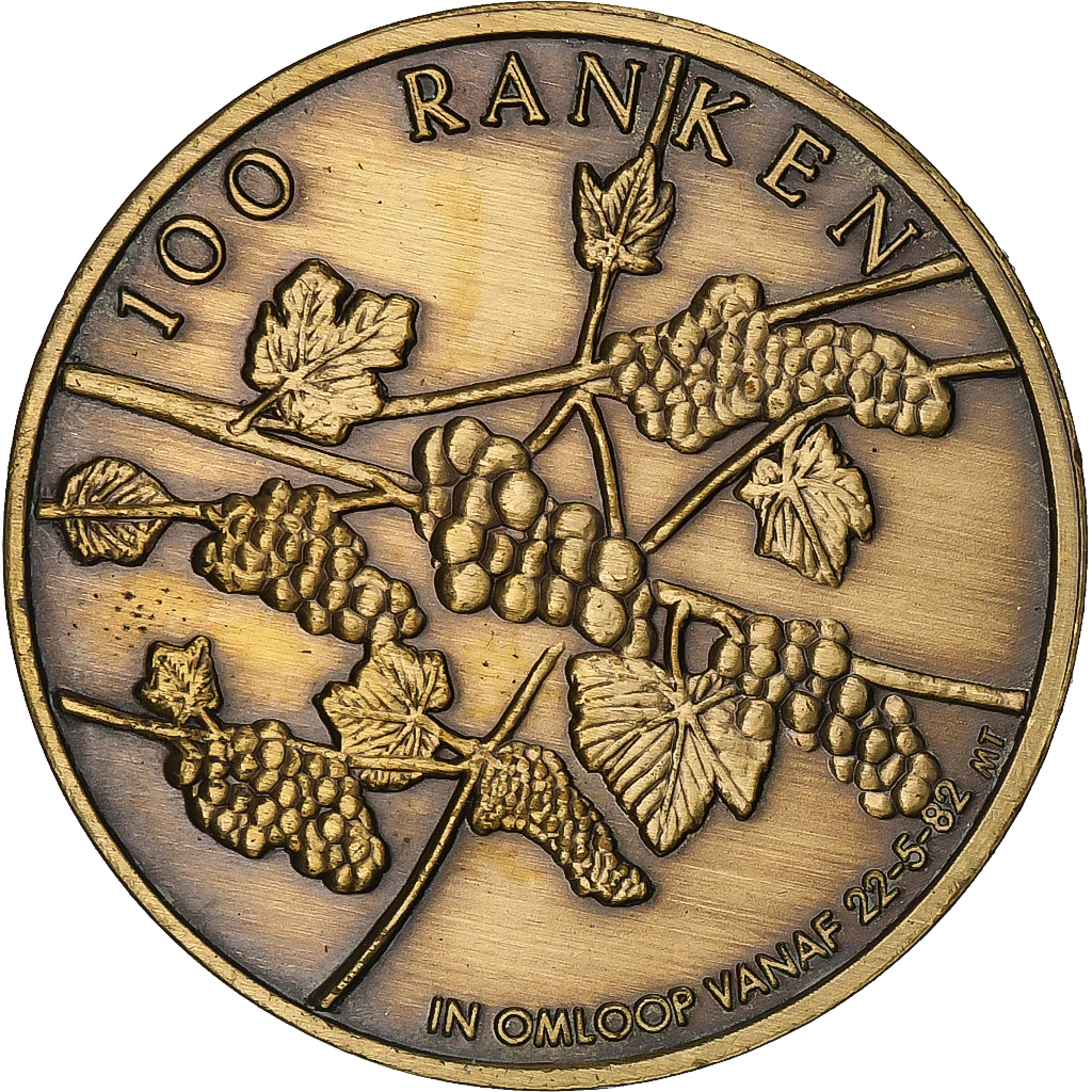 Belgium, Token, 100 Ranken - Hoeilaart, 1982, Bronze, 