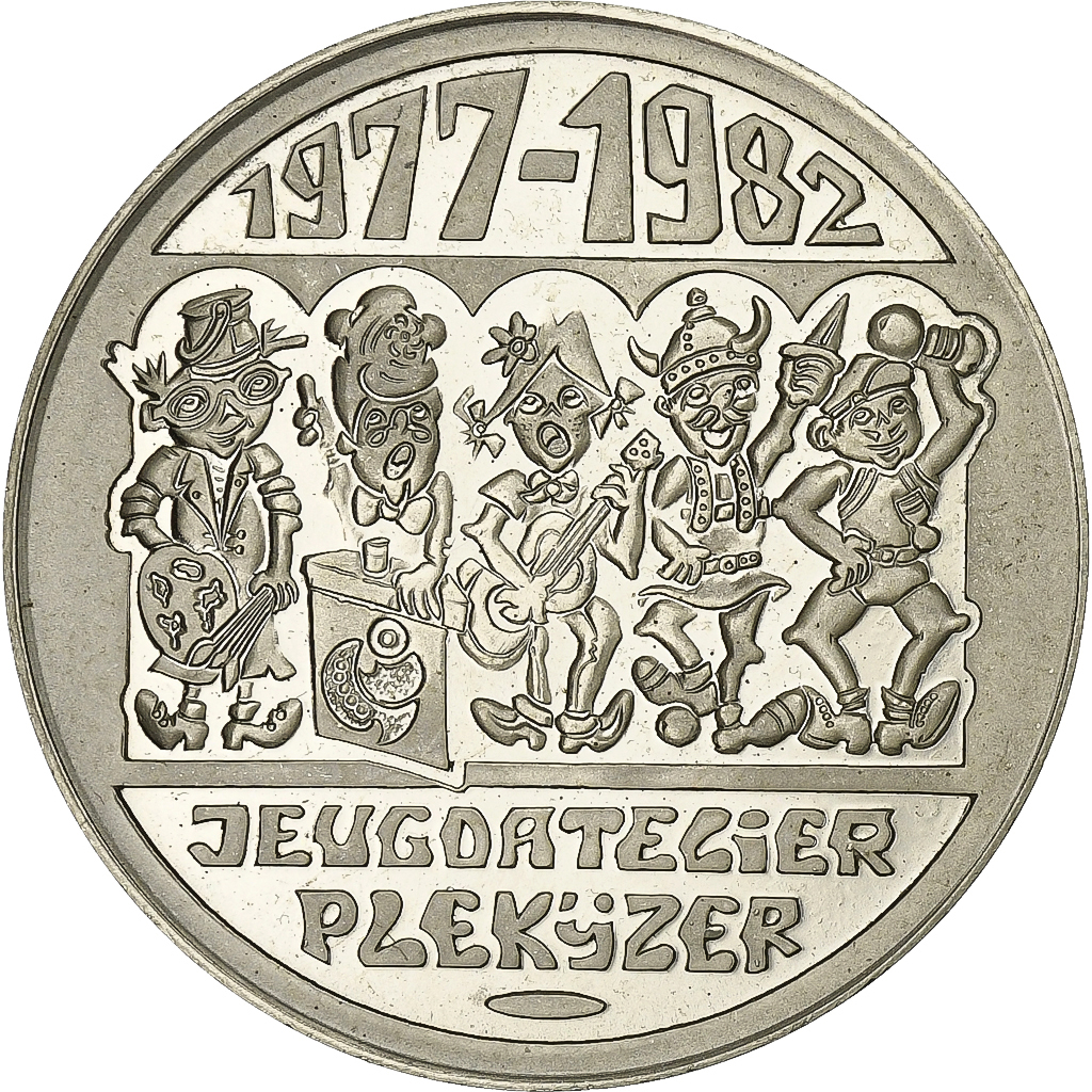 Belgium, Token, 100 Wijmezels de Bornem, 1982, Nickel-brass, 