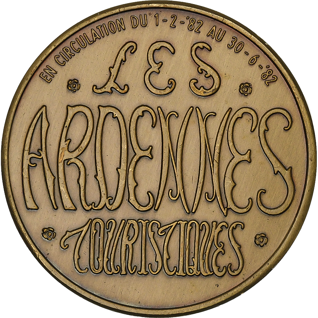 Belgium, Token, 100 Ardennaises - Dinant, 1982, Bronze, 