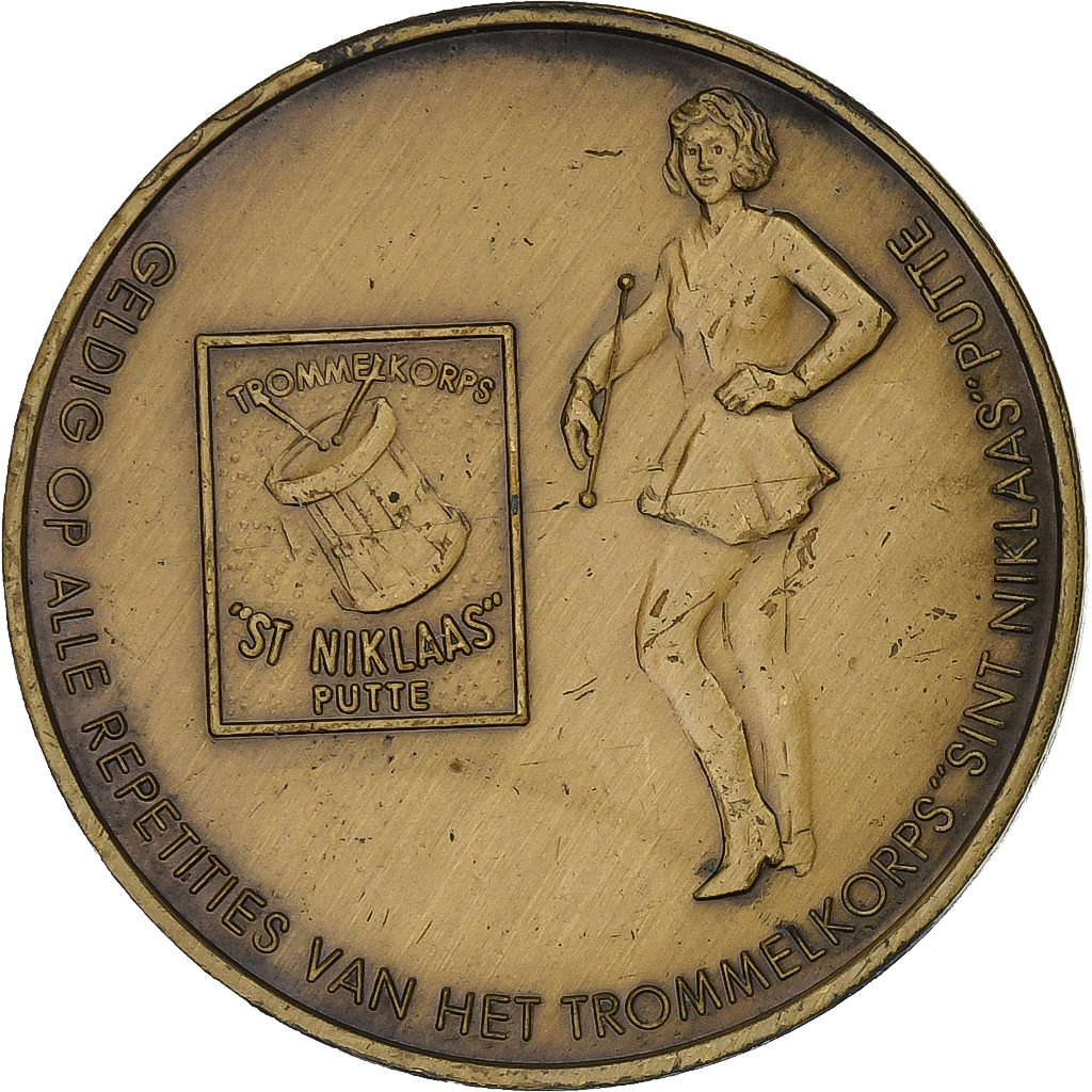 Belgium, Token, 100 Stokskes - Putte, 1982, Bronze, 