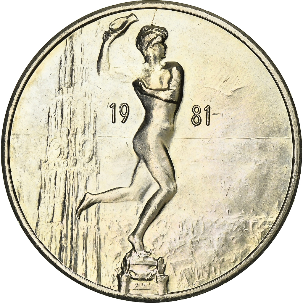 Belgium, Token, 50 Brabo's - Antwerpen, 1981, Nickel-brass, 