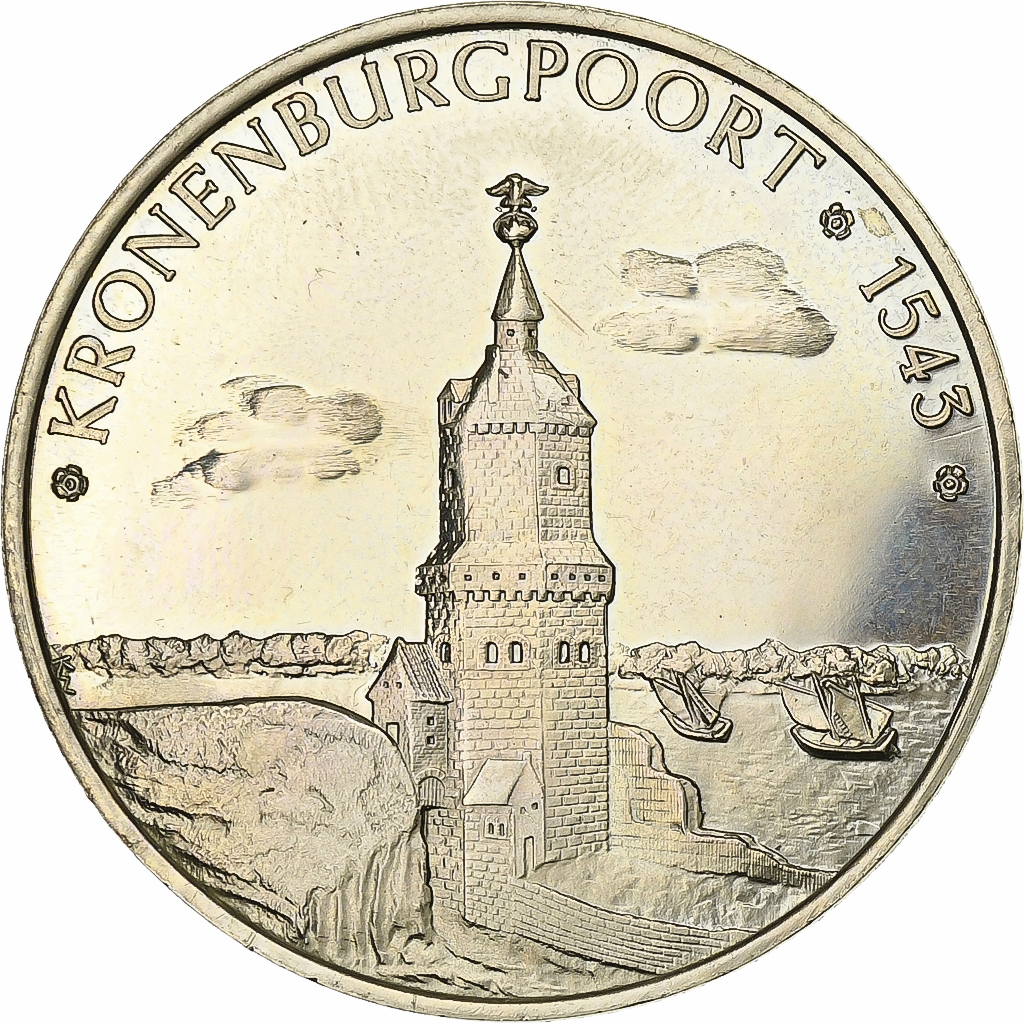 Belgium, Token, 100 Stoeten, 1982, Nickel-brass, 