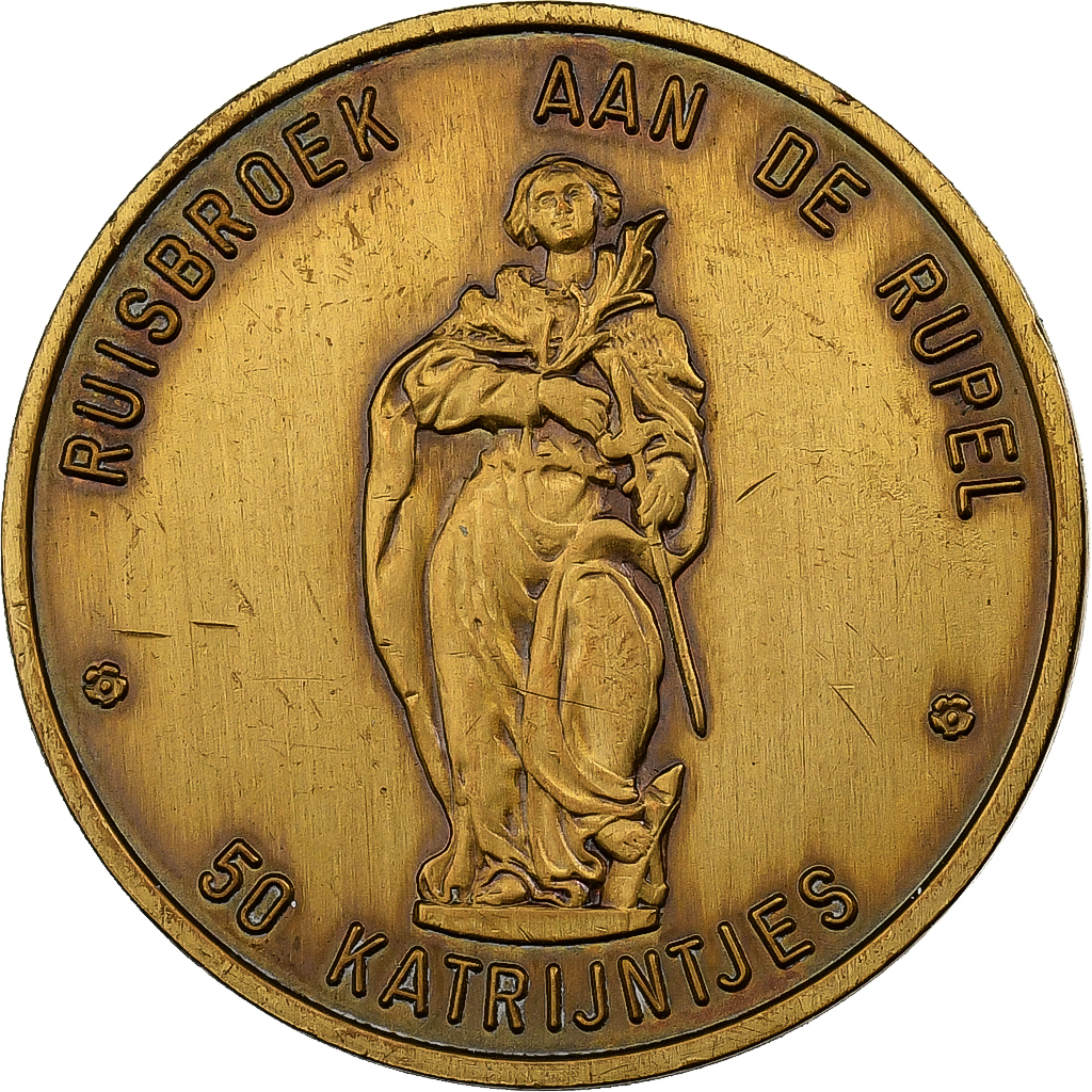 Belgium, Token, 50 Katrijntjes, 1981, Bronze, 