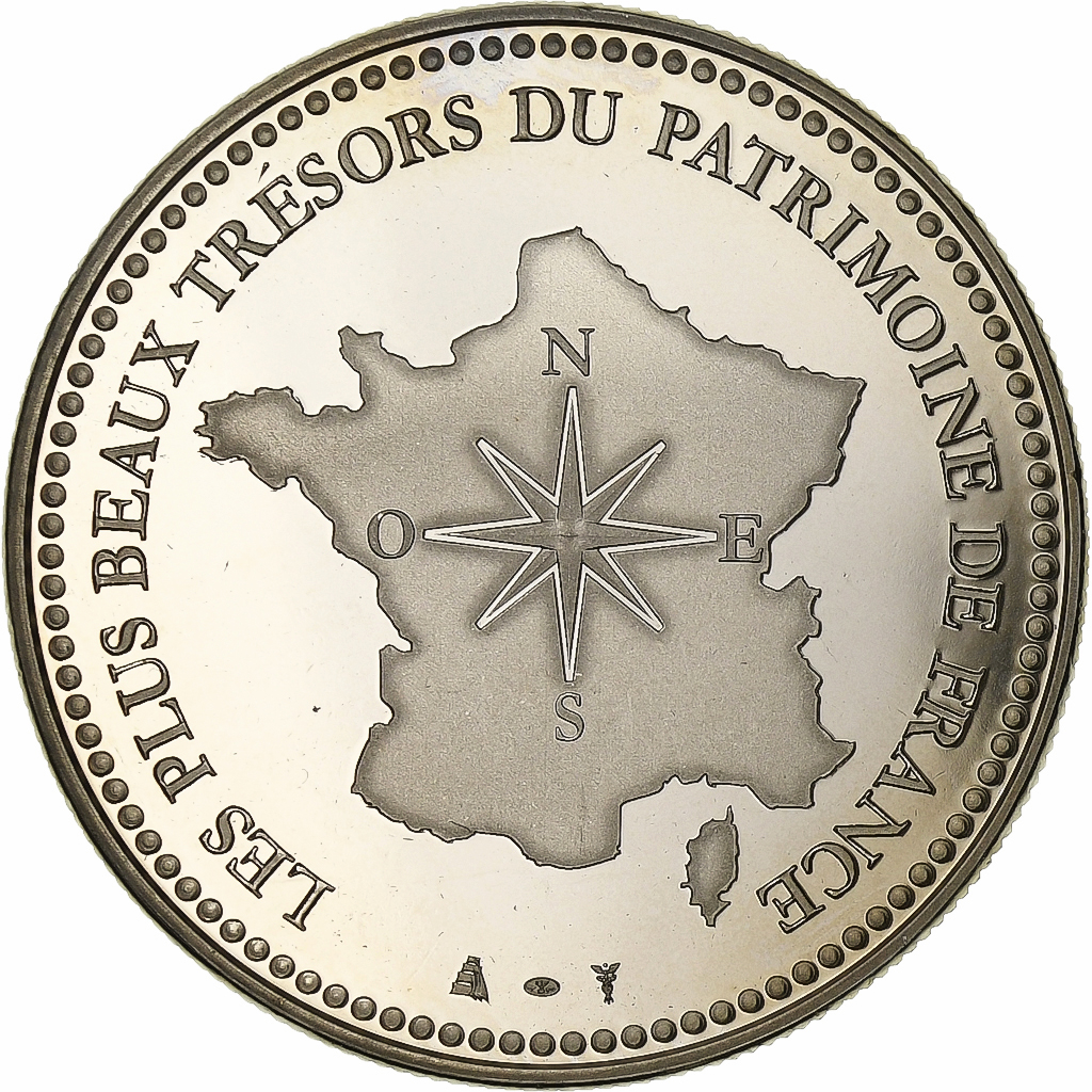 France, Medal, Château de Chambord, Copper-nickel, 