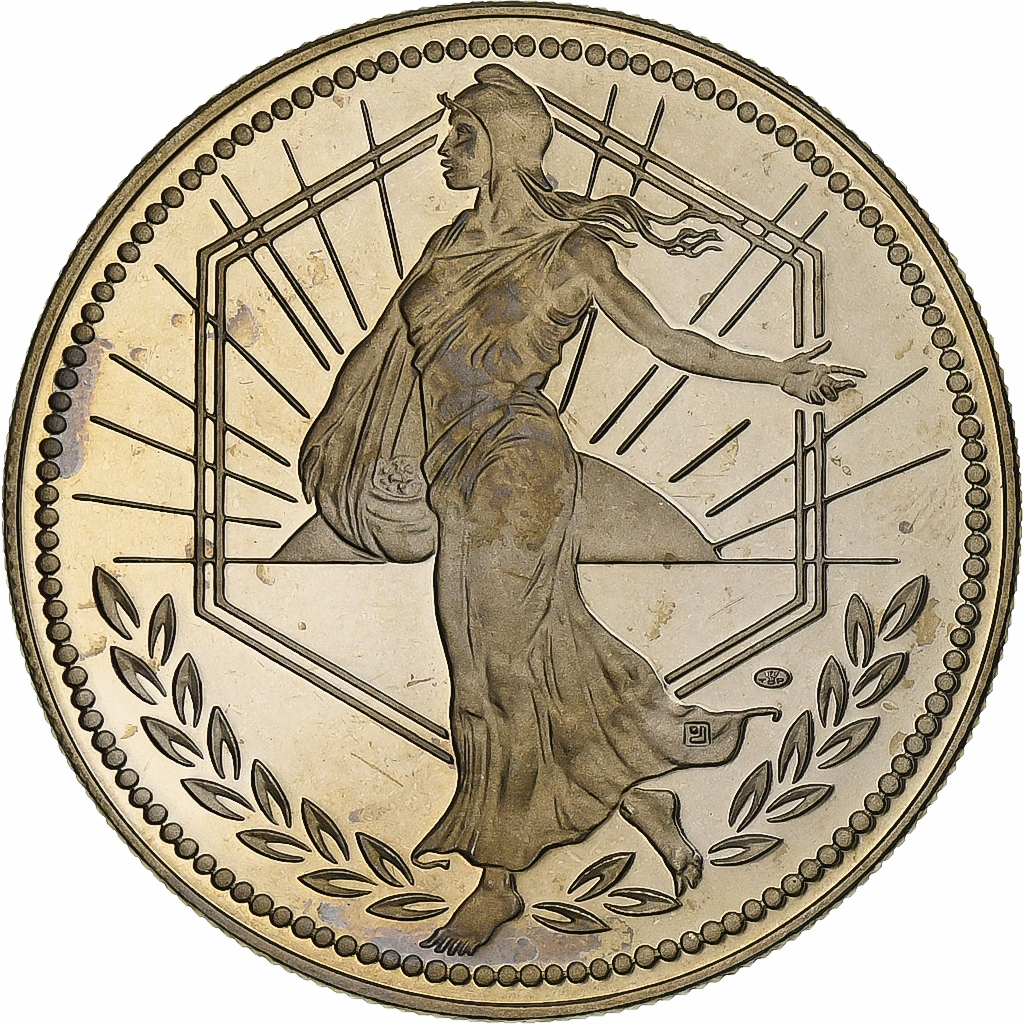 France, Medal, Essai Euro Marianne, 2000, Copper-nickel, 