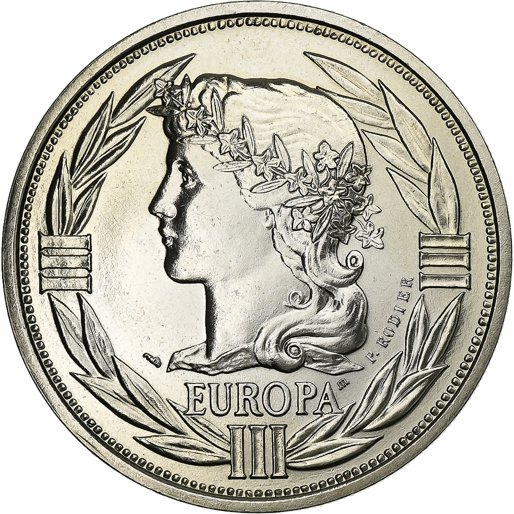France, Medal, Ecu Europa, Marianne, 1989, Copper-nickel, 