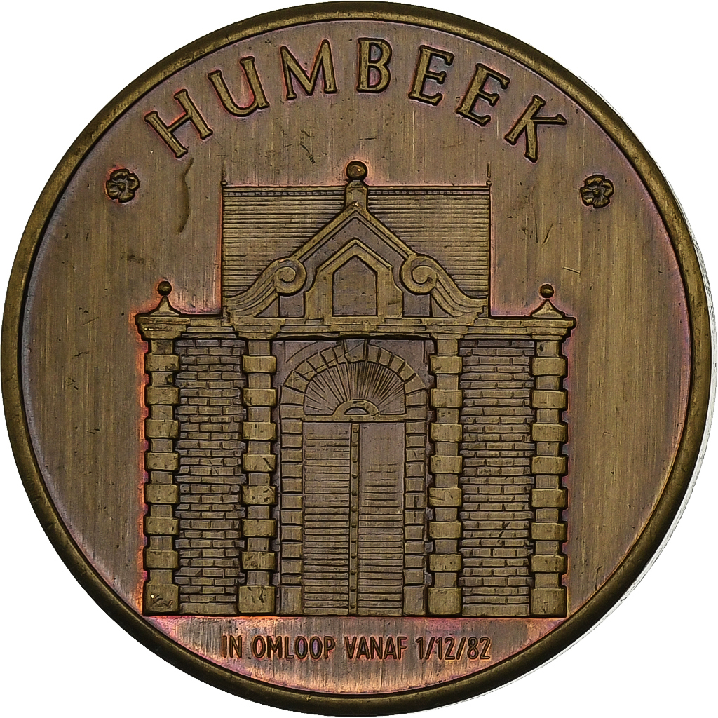 Belgium, Token, 100 Humbeca, 1982, Copper, 