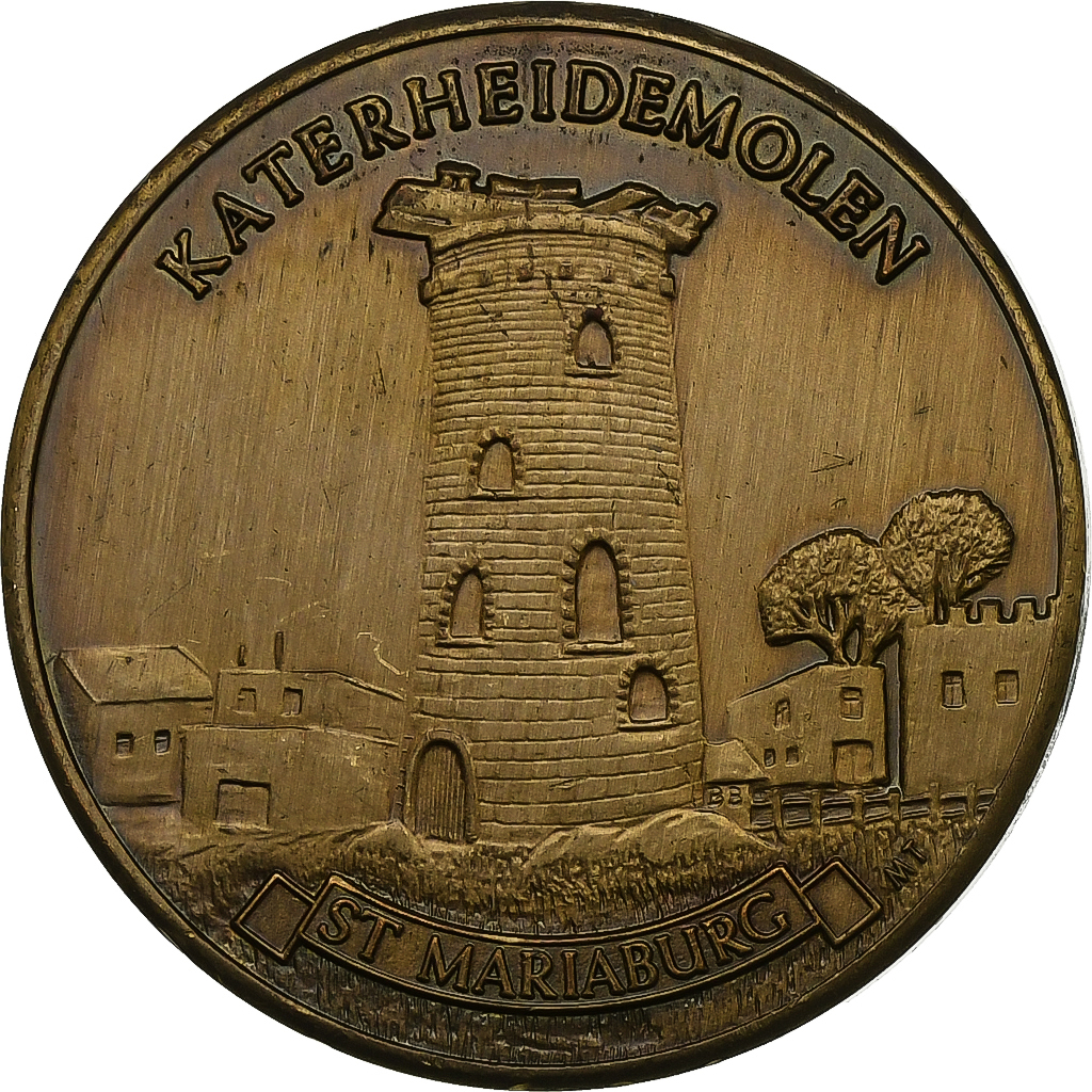 Belgium, Token, 100 Uppies - St. Mariaburg, 1982, Bronze, 