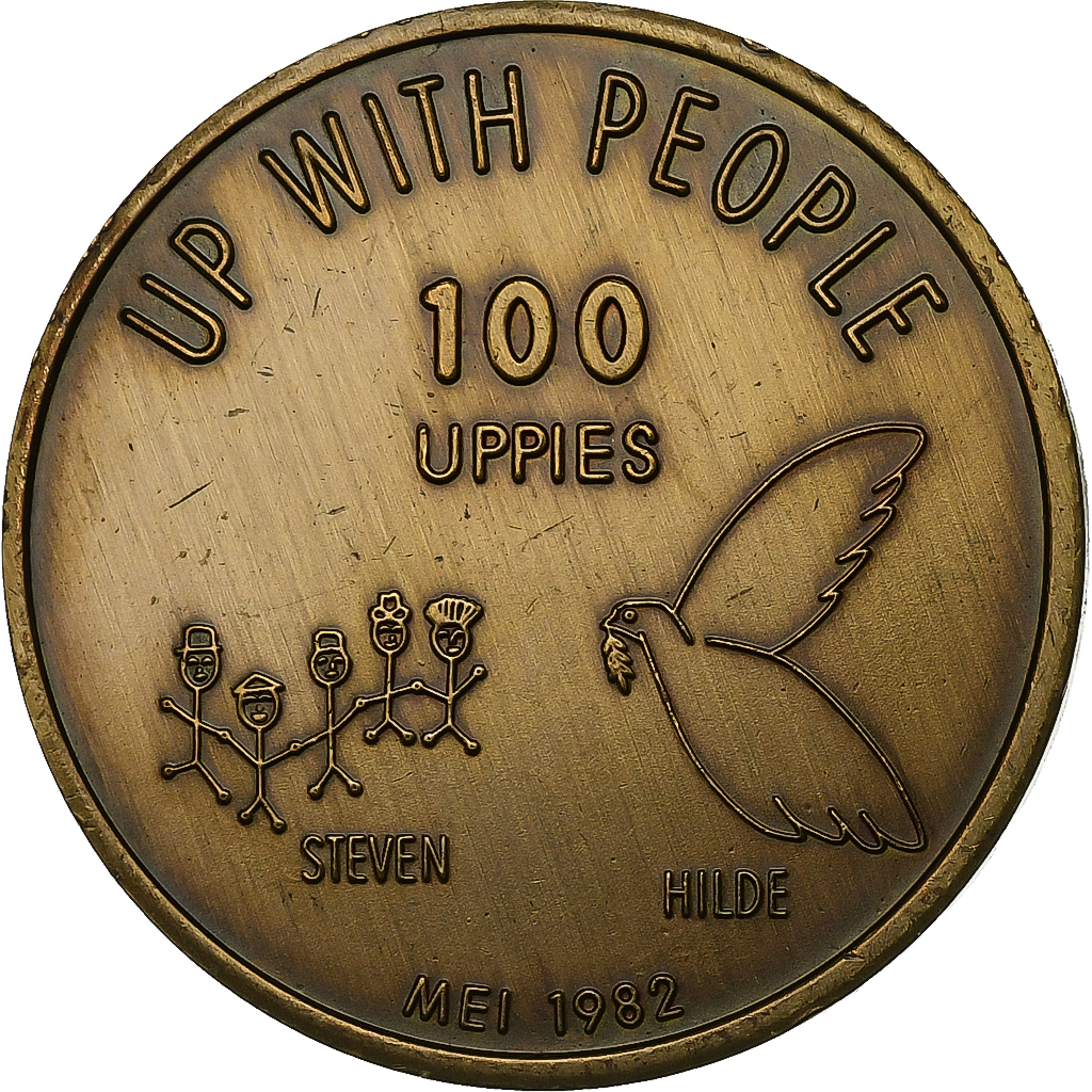 Belgium, Token, 100 Uppies - St. Mariaburg, 1982, Bronze, 
