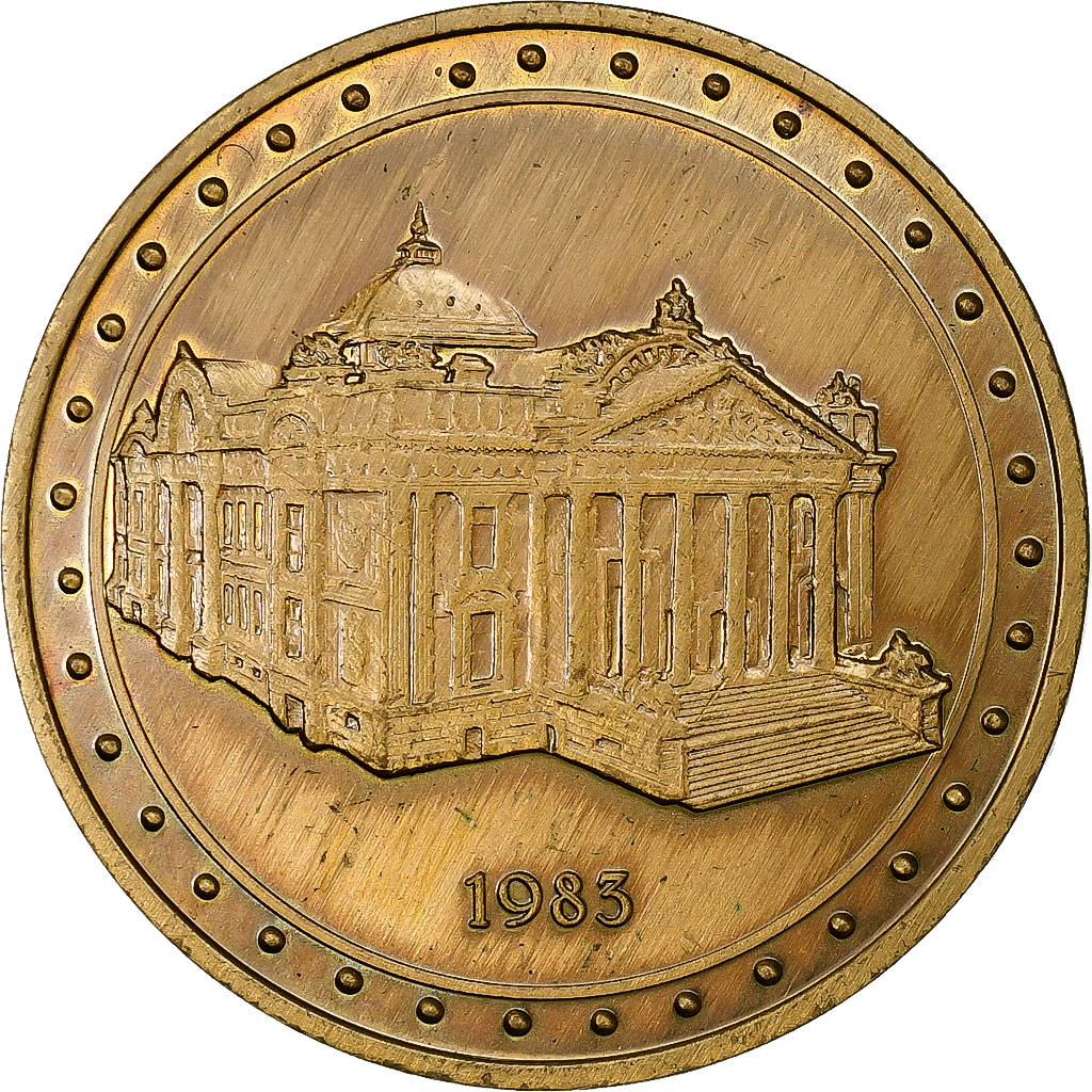 Belgium, Token, 100 Michiel - Brussel, 1983, Bronze, 