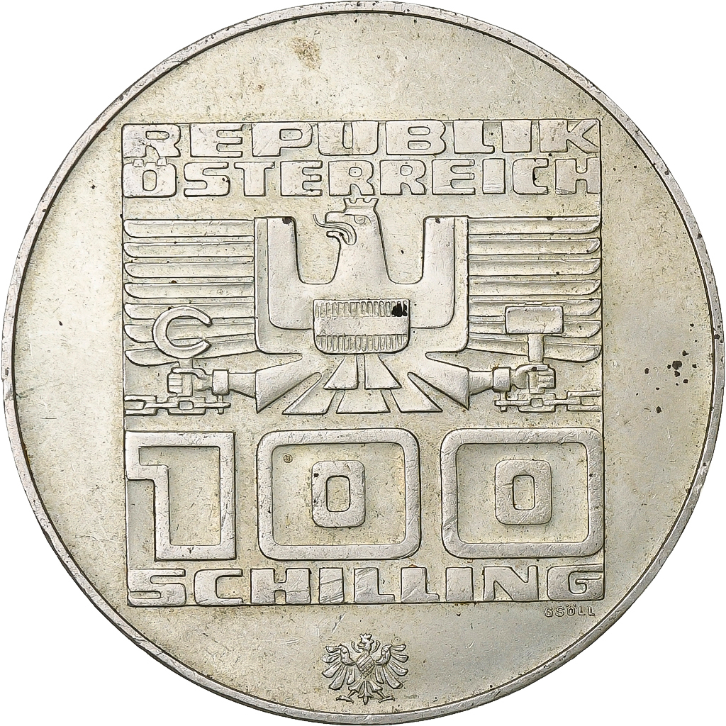 Austria, 100 Schilling, 1976, Silver, , KM:2927