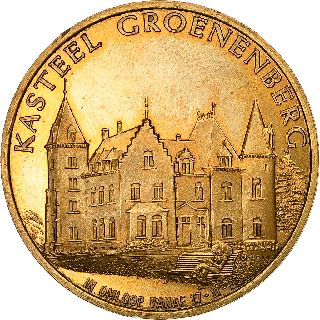 Belgium, Token, 100 Vlaskes - Vlezenbeek, 1983, Copper, 