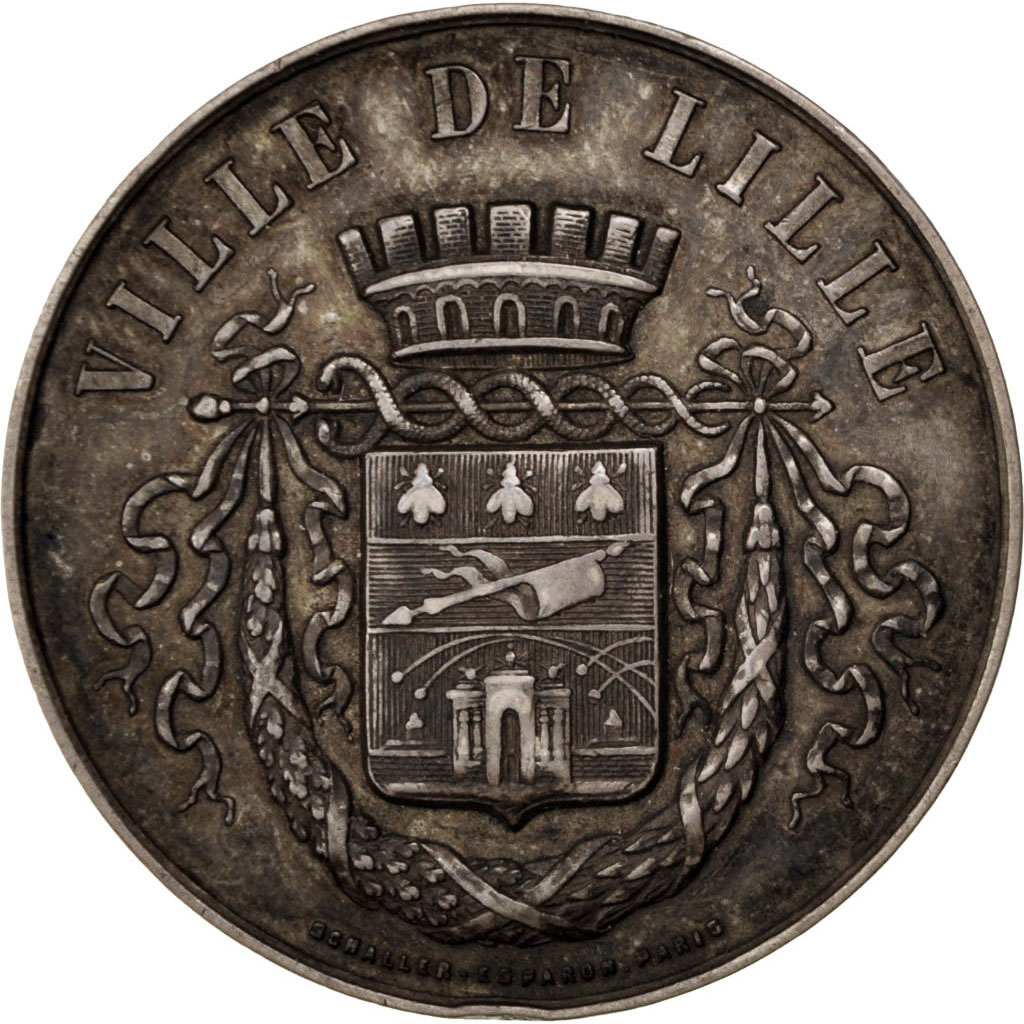 France, Medal, French Third Republic, Politics, Society, War, , Silver