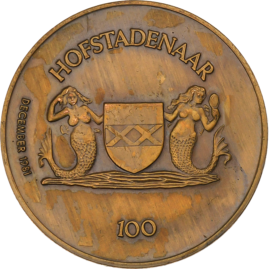 Belgium, Token, 100 Hofstadenaar - Hofstade, 1981, Bronze, 