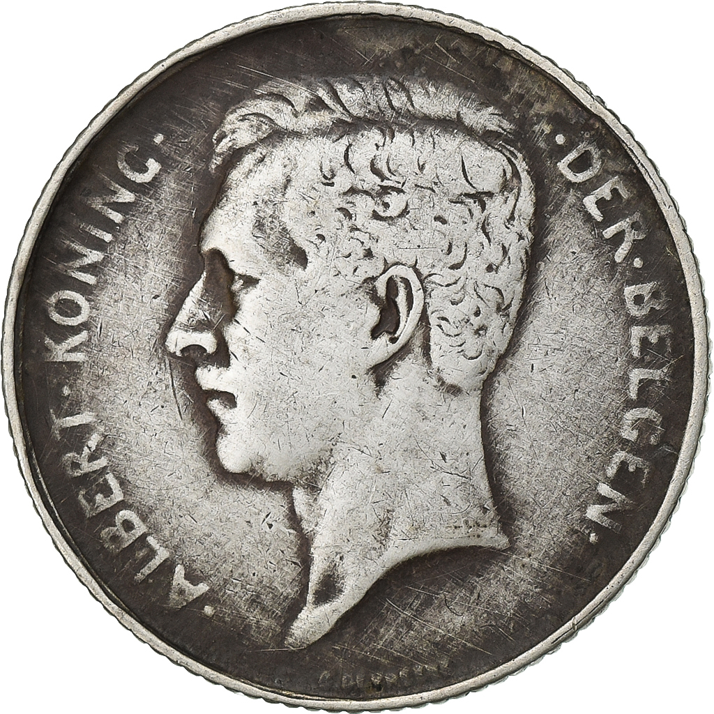 Belgium, Albert I, 1 Franc, 1913, Brussels, Silver, , KM:73