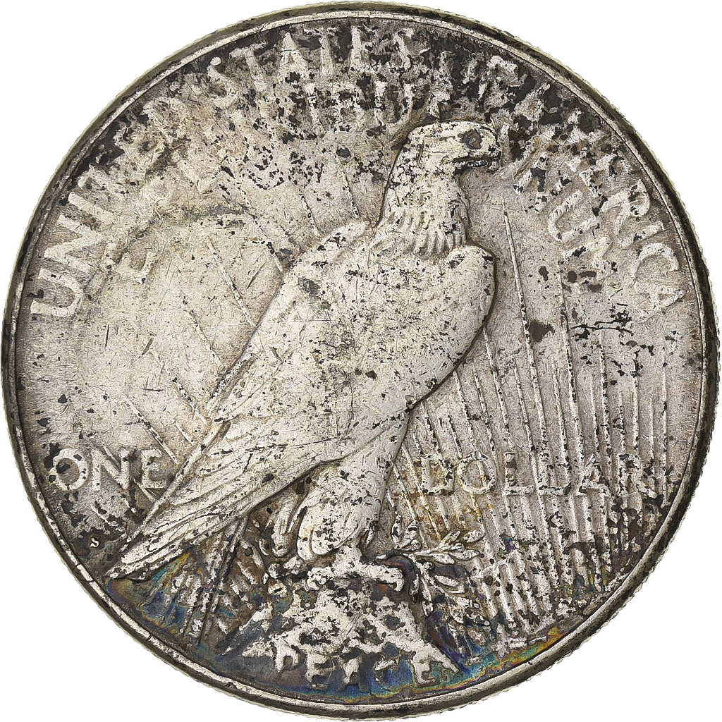 United States, 1 Dollar, Peace, 1923, San Francisco, Silver, , KM:150