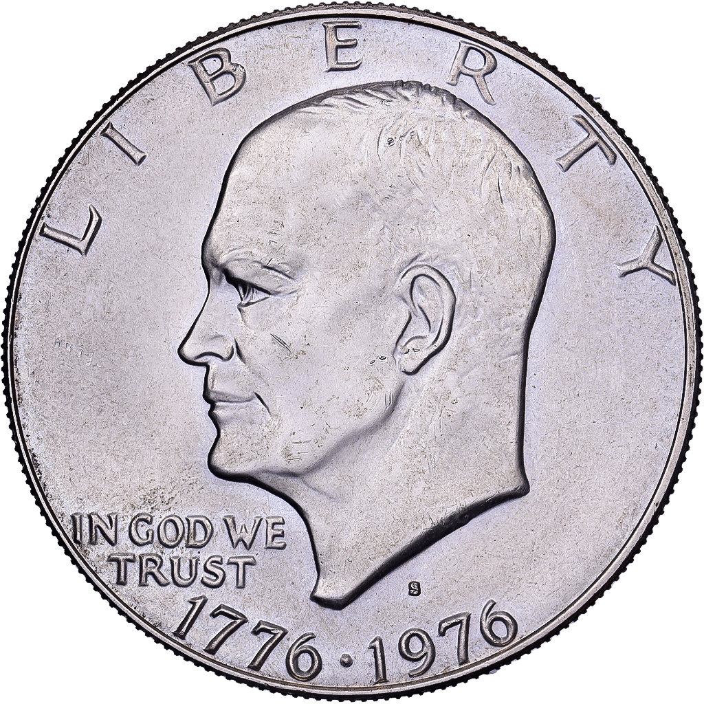 United States, Dollar, Eisenhower, 1976, U.S. Mint, Silver, , KM:206a