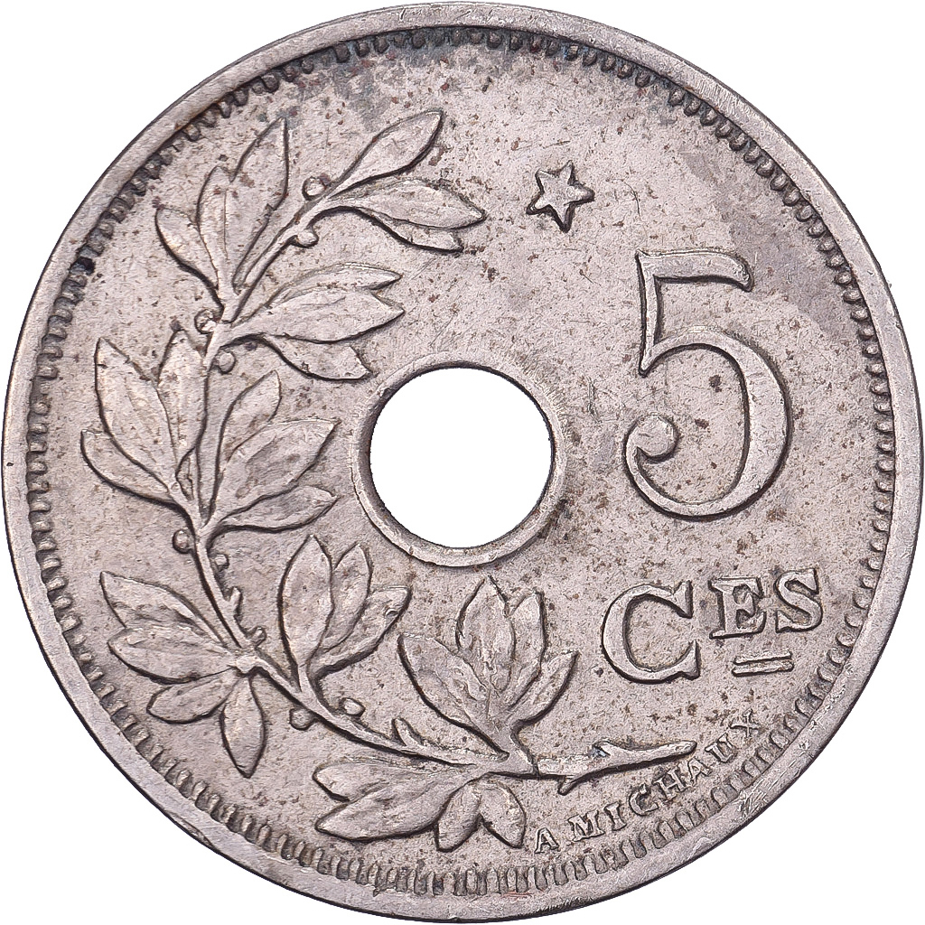 Belgium, Albert I, 5 Centimes, 1932, Brussels, Copper-nickel, , KM:66