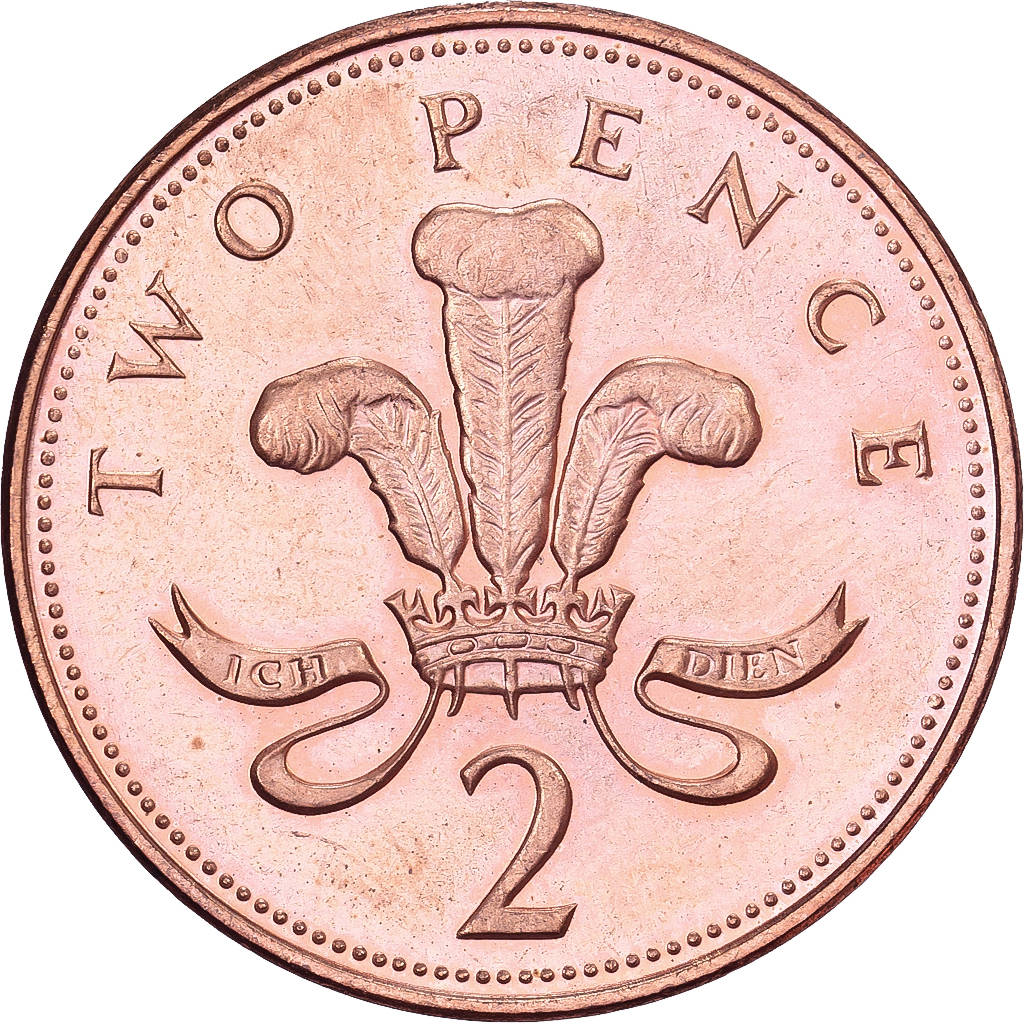 Great Britain, Elizabeth II, 2 Pence, 1997, Copper Plated Steel, , KM:936a