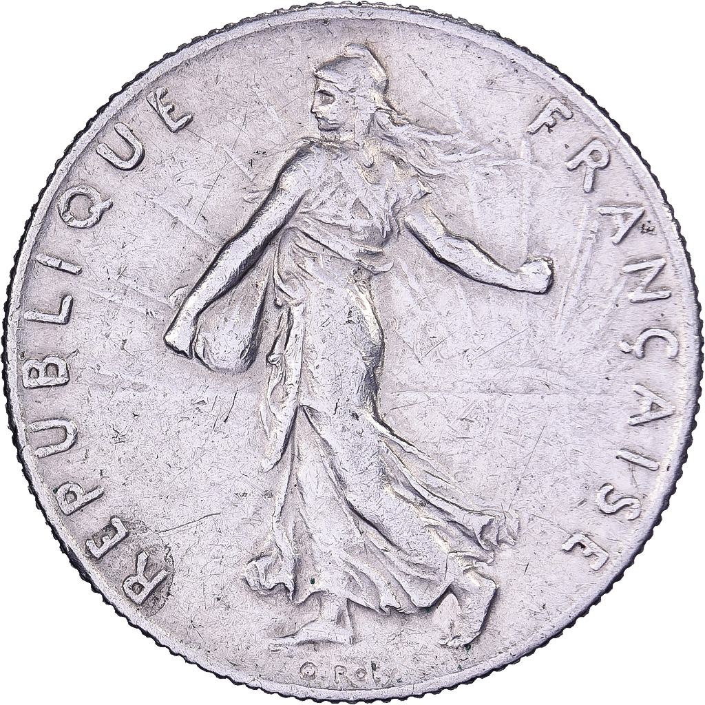 France, 50 Centimes, Semeuse, 1915, Paris, Silver, , Gadoury:420