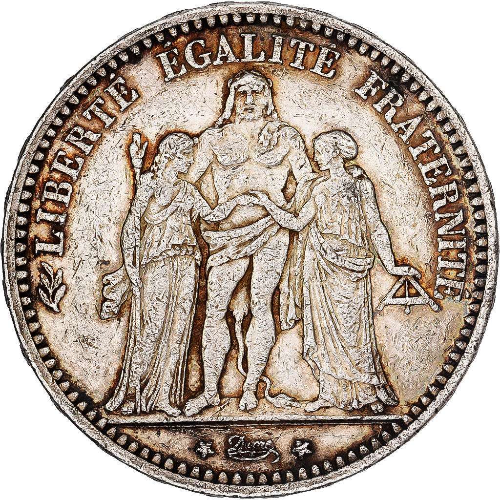 France, 5 Francs, Hercule, 1873, Paris, Silver, , Gadoury:745a