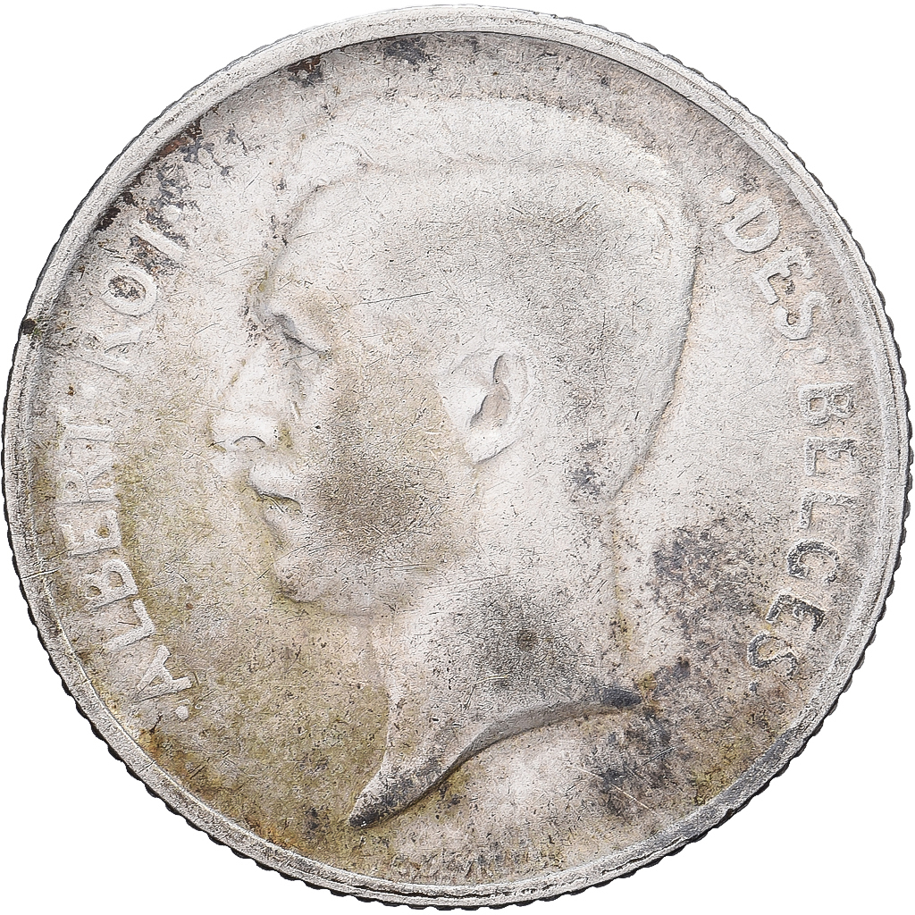Belgium, Albert I, Franc, 1910, Brussels, Silver, VF, KM:72