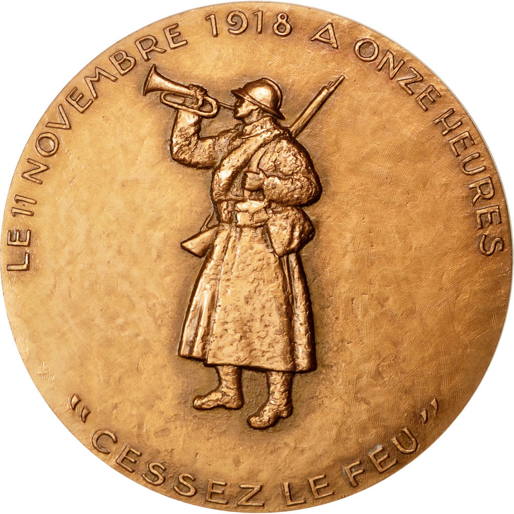 France, Medal, French Fifth Republic, History, 1968, Delamarre, 