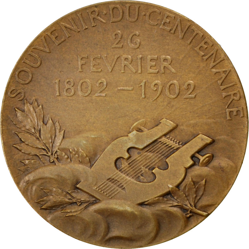 France, Medal, French Third Republic, Arts & Culture, 1902, Chaplain, 