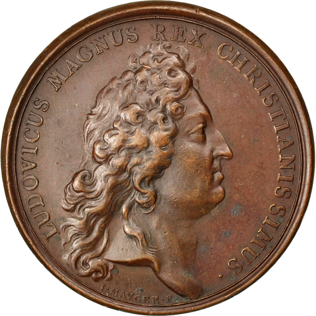 Frankrijk, Medaille, Louis XIV, Koper, PR, Divo:67