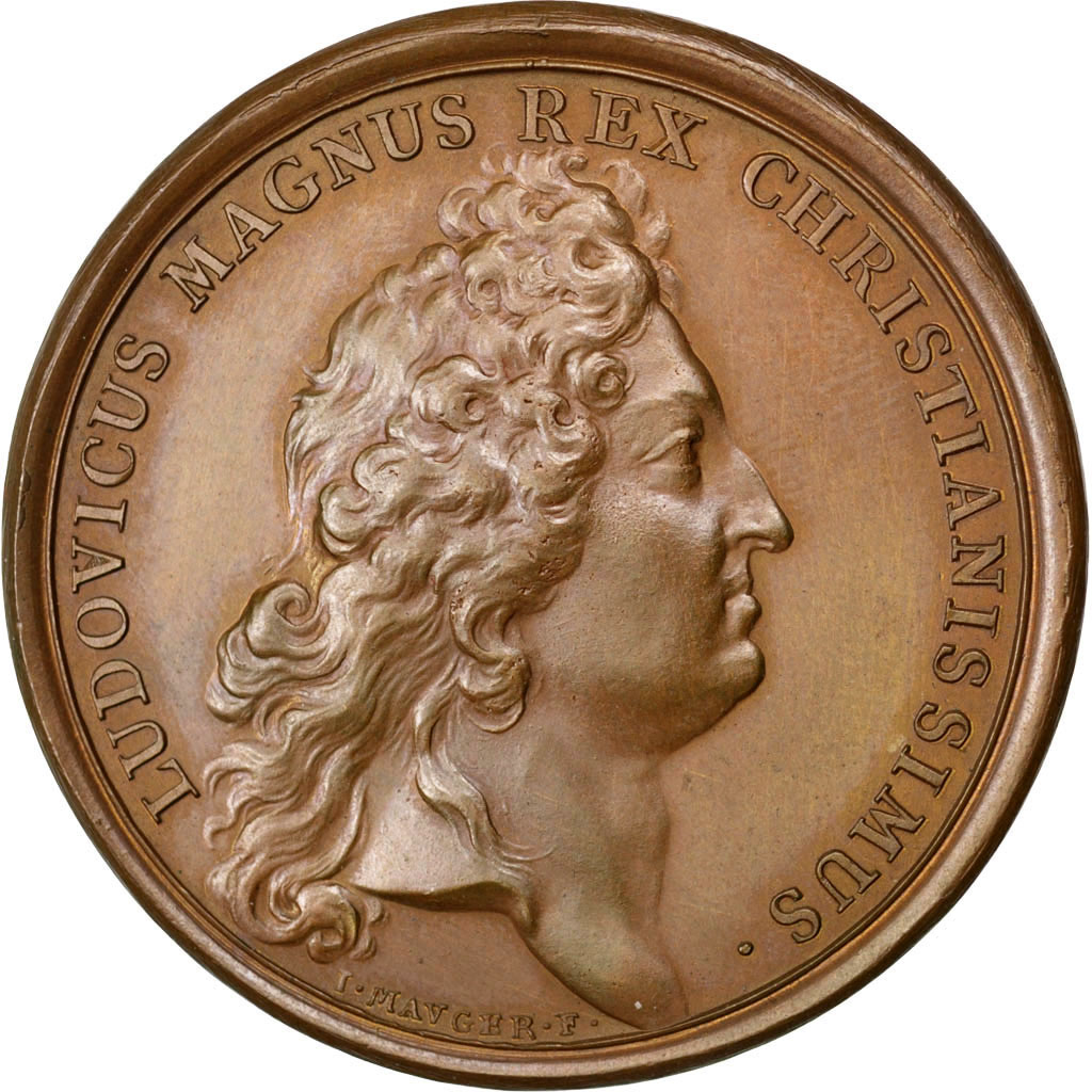 Frankrijk, Medaille, Louis XIV, Koper, PR, Divo:193