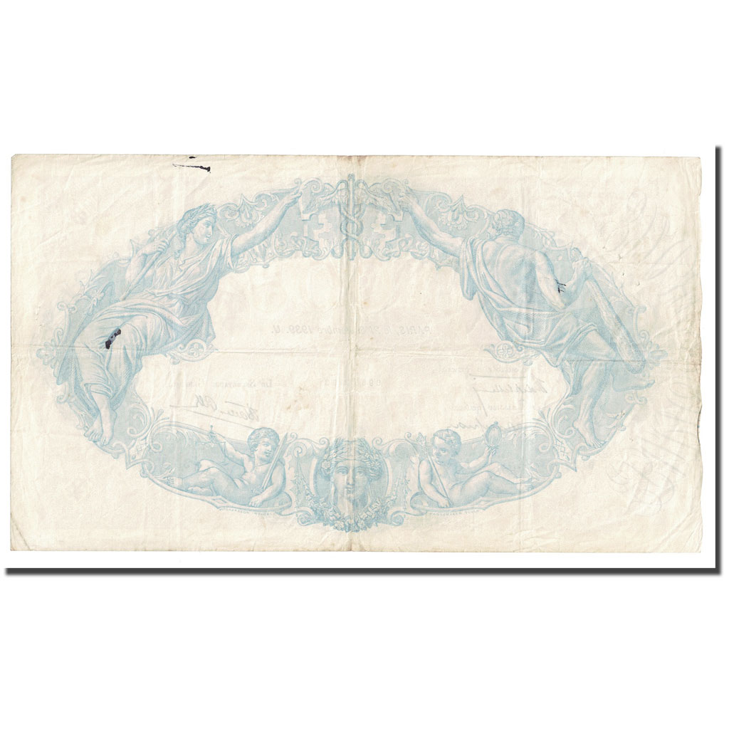 France, 500 Francs, Bleu et Rose, 1939, 1939-09-21, EF(40-45), Fayette:31.40