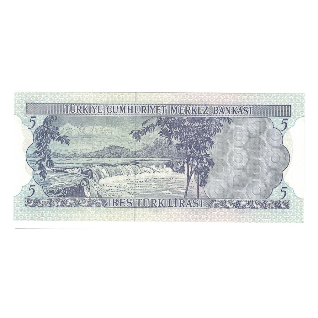 Billete, 5 Lira, 1976, Turquía, KM:173a, UNC