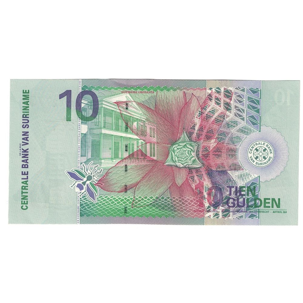 Billete, 10 Gulden, 2000, Surinam, 2000-01-01, KM:147, SC+