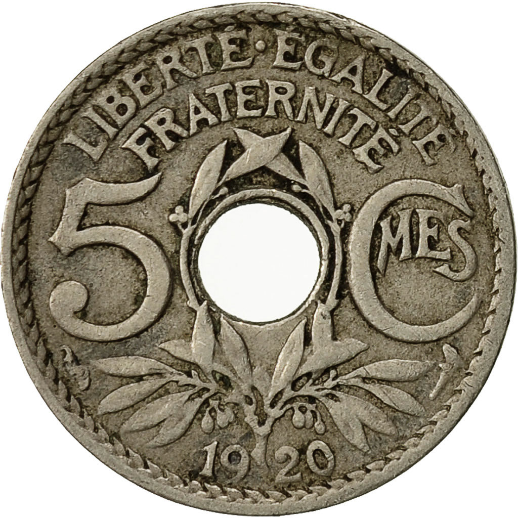 Coin, France, Lindauer, 5 Centimes, 1920, Paris, , Copper-nickel
