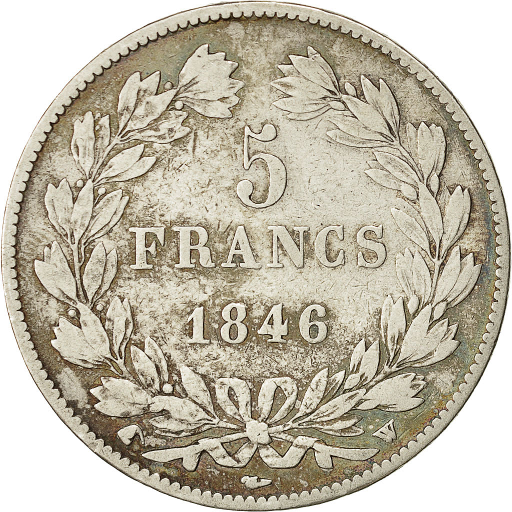 Coin, France, Louis-Philippe, 5 Francs, 1846, Lille, , Silver