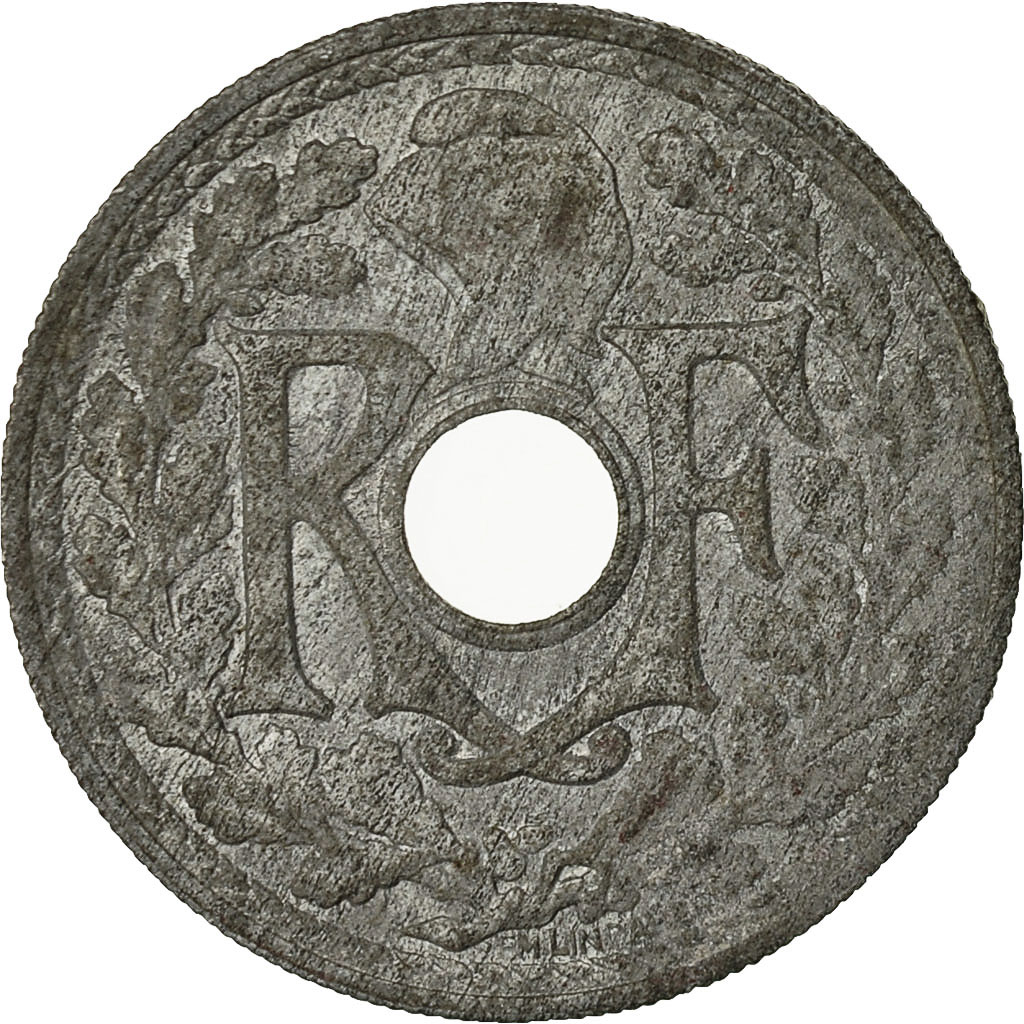 650261] Coin, France, Lindauer, 20 Centimes, 1945, Beaumont