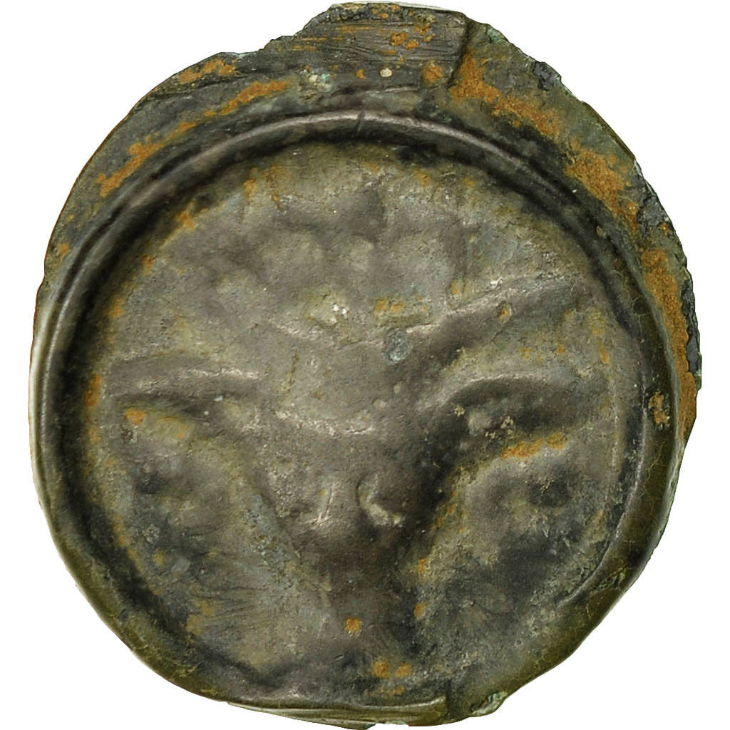 Coin, Remi, Potin au bucrane, EF, Potin, Delestrée:221