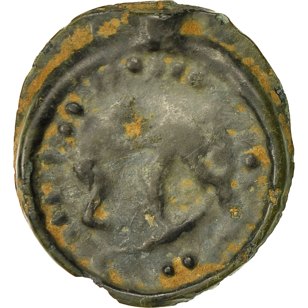 Coin, Remi, Potin au bucrane, EF, Potin, Delestrée:221
