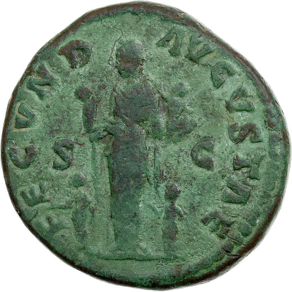 Faustina II, As, 161-176, Rome, Bronze, , RIC:1636