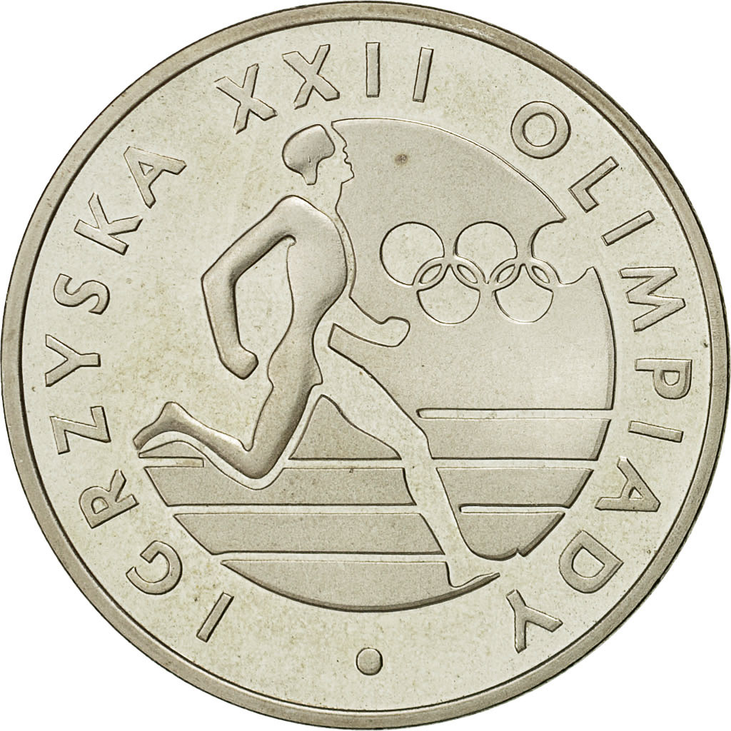 Coin, Poland, 100 Zlotych, 1980, Warsaw, , Silver, KM:109